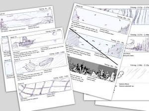 Storyboards & Concept Development for Act 3.